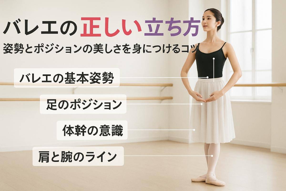 バレエの立ち方の基本と正しい姿勢のコツ｜初心者や大人も安心の美しいポジション習得法